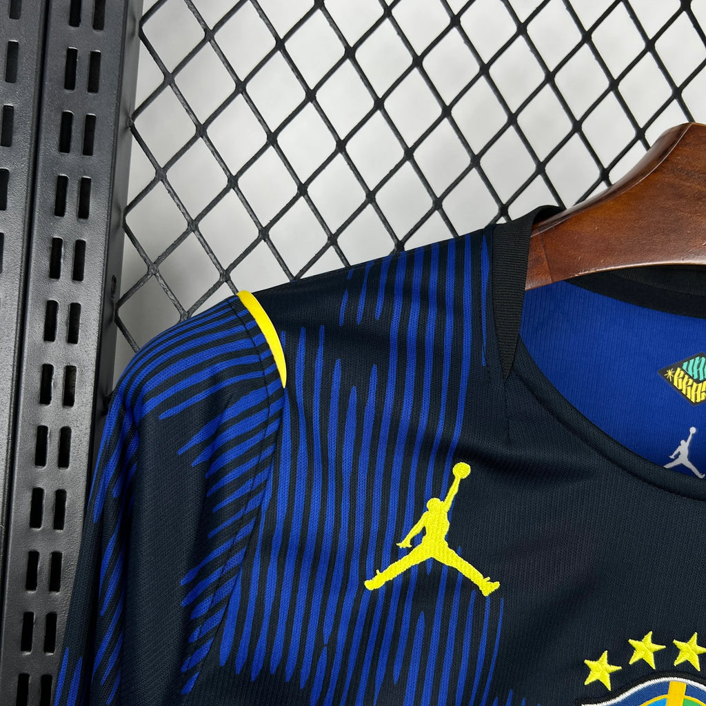 Brazil Long Sleeve Away Soccer Jersey World Cup 2026