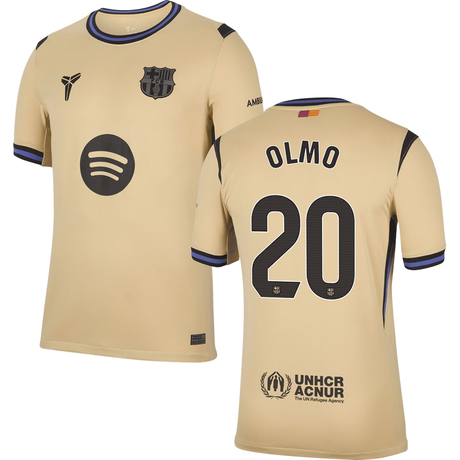 Barcelona FC Away #20 OLMO Jersey 2025/26 Adults