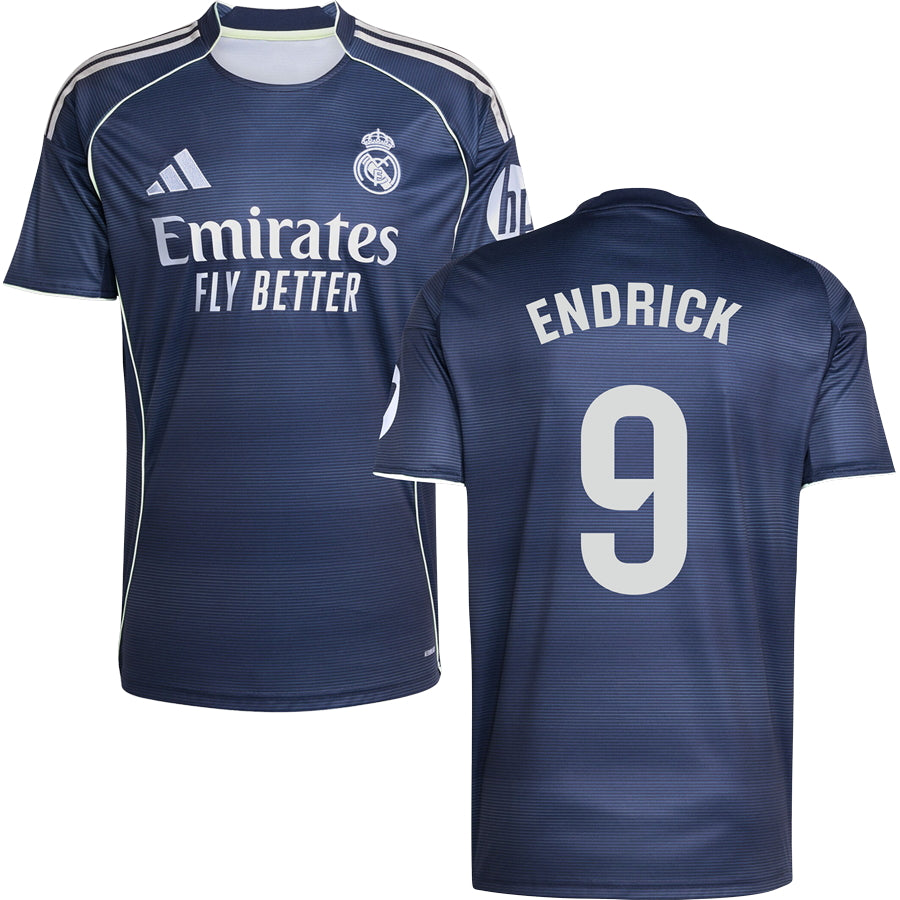 Real Madrid CF Away #9 ENDRICK Jersey 2025/26 Adults