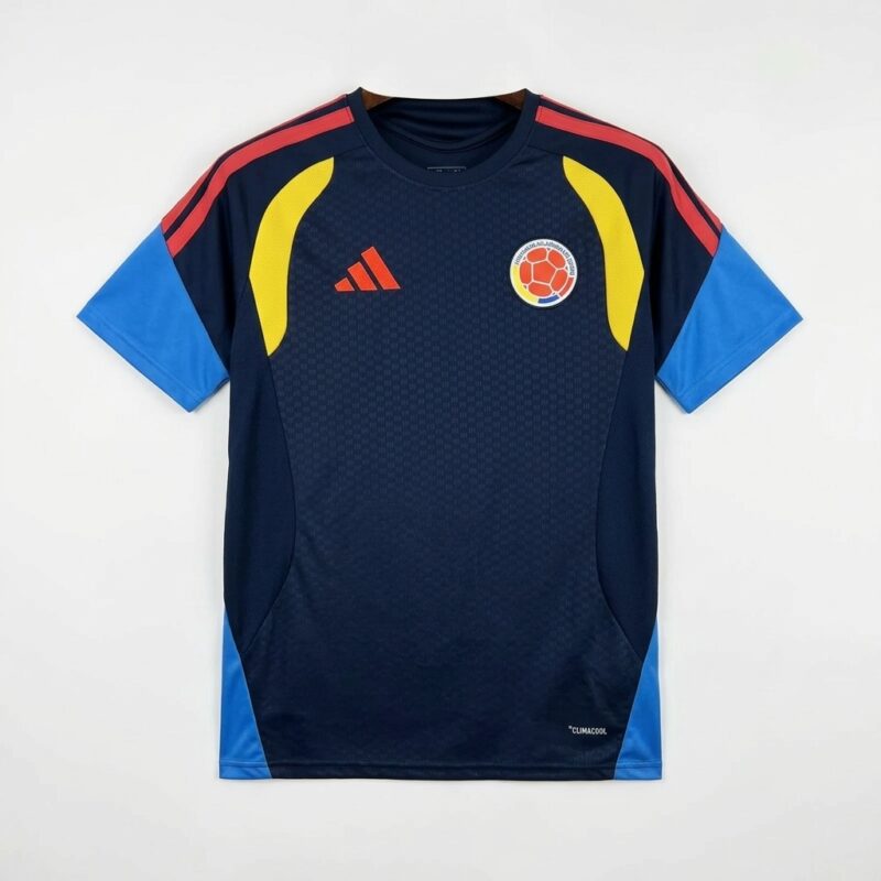 Colombia Pre-Match Soccer Jersey World Cup 2026 - Navy