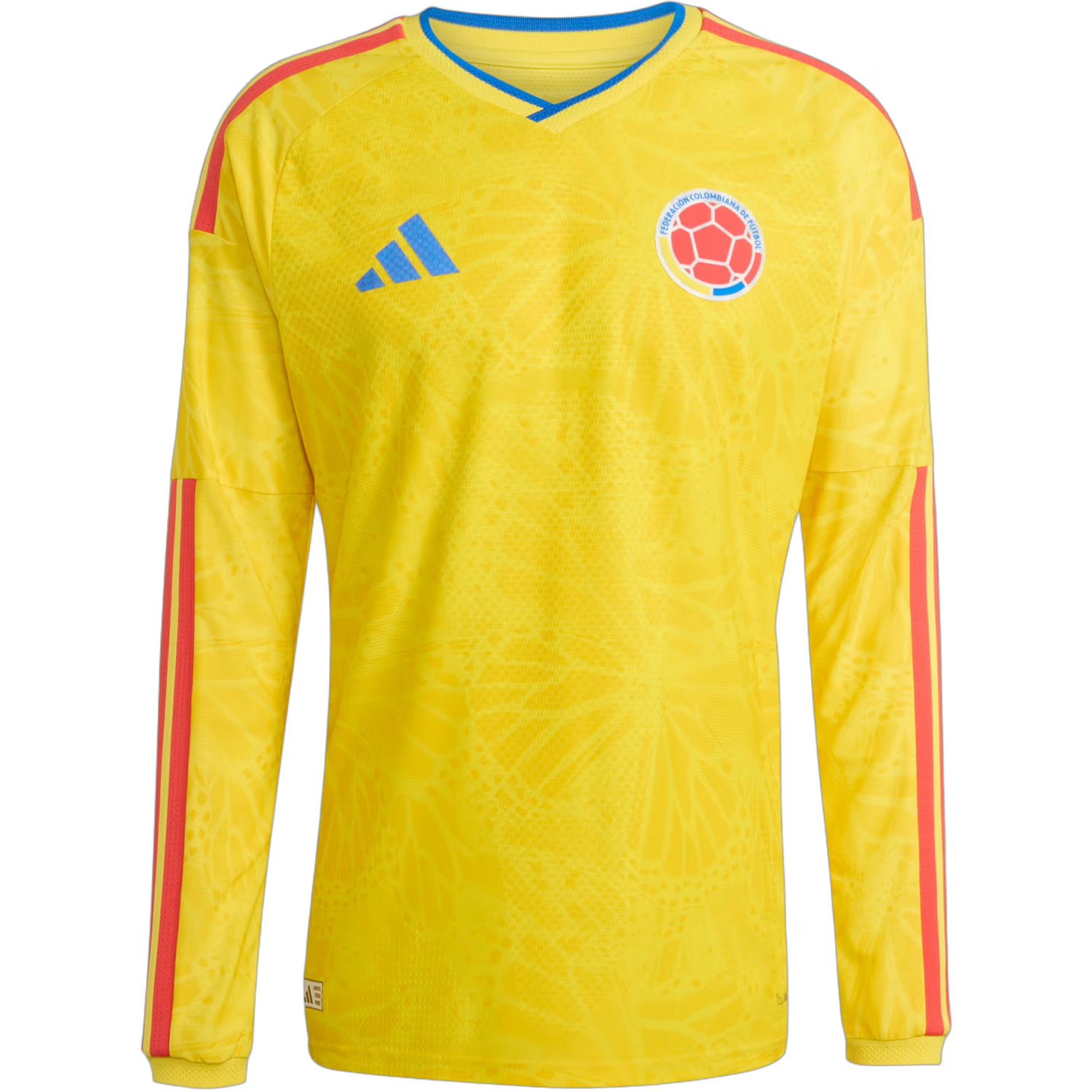 Colombia World Cup 2026 Men's Long Sleeve Home Match Jersey