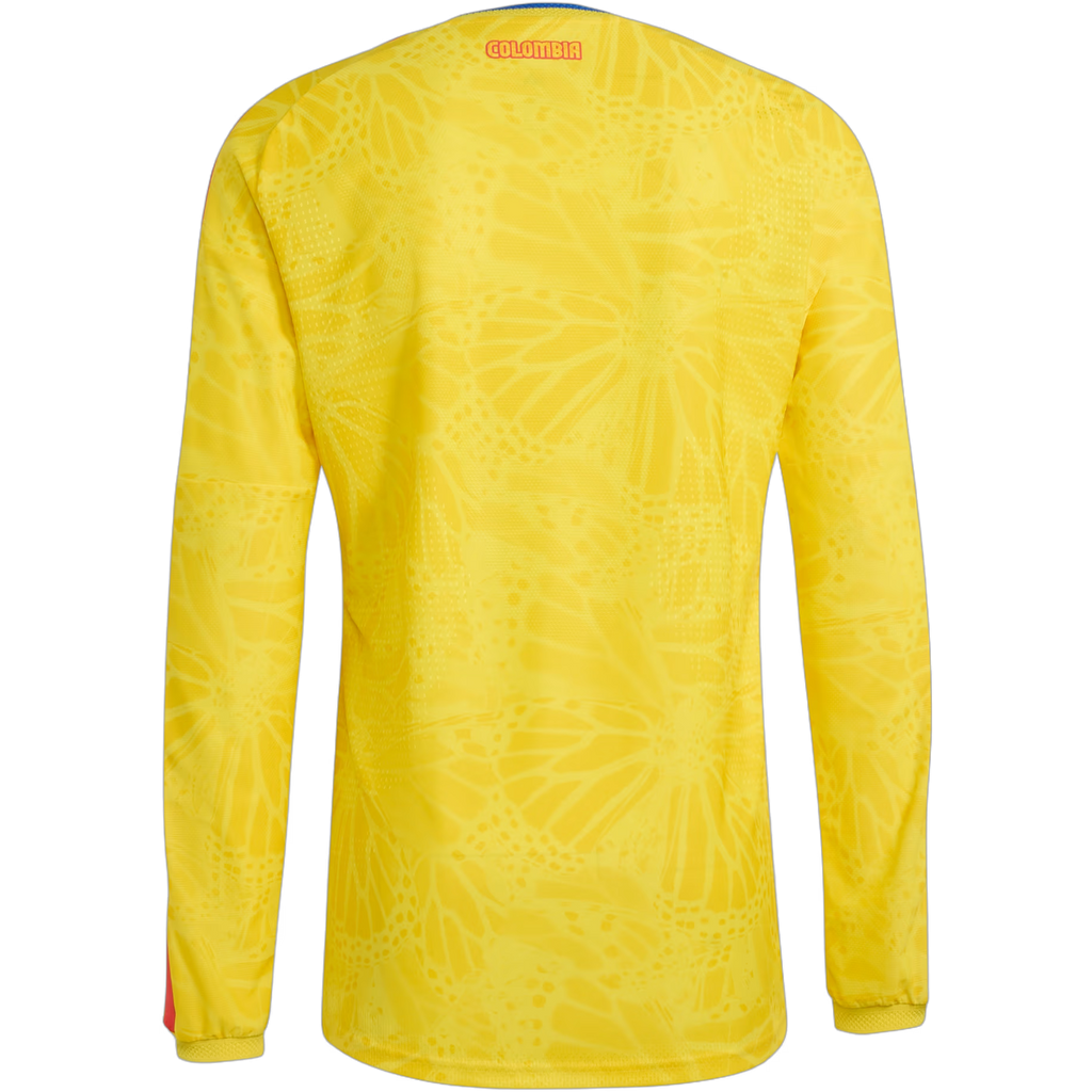 Colombia World Cup 2026 Men's Long Sleeve Home Match Jersey
