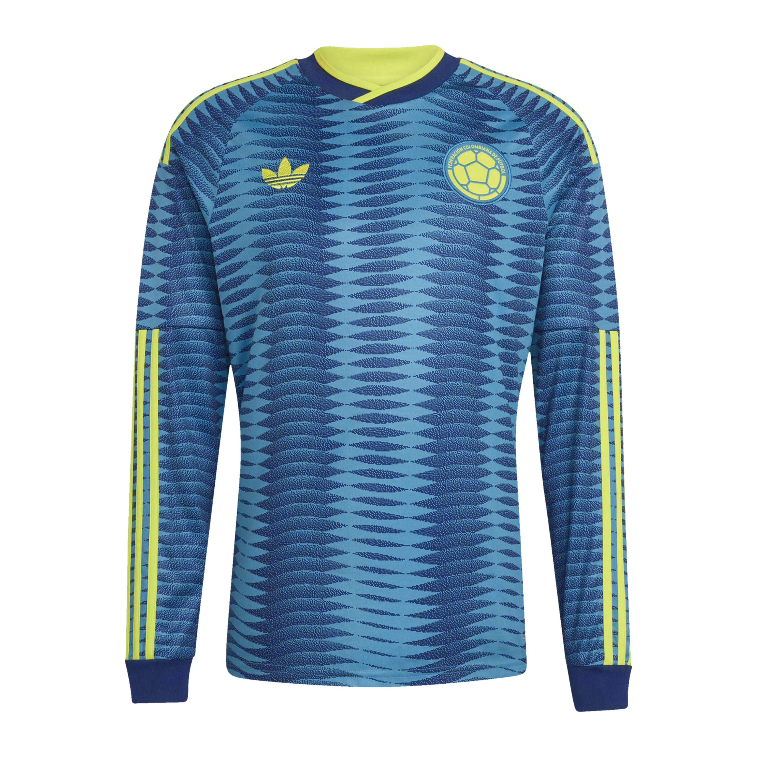 Men's Colombia Away World Cup 2026 Long Sleeve Jersey