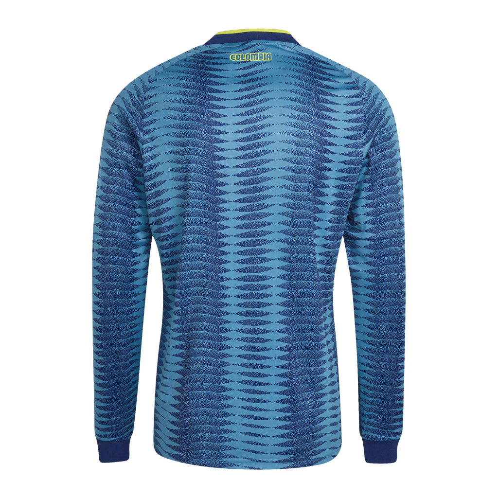 Men's Colombia Away World Cup 2026 Long Sleeve Jersey