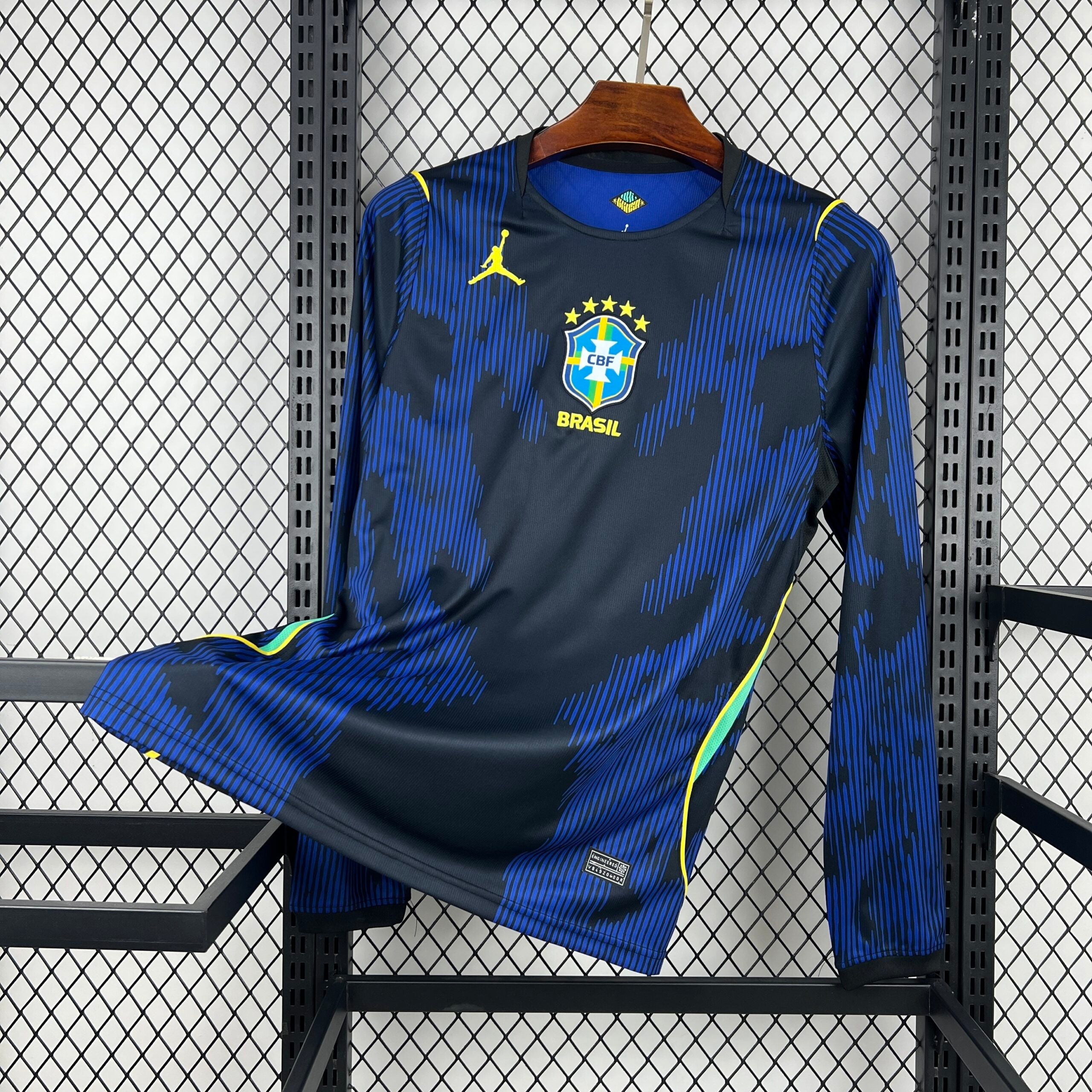 Brazil Long Sleeve Away Soccer Jersey World Cup 2026